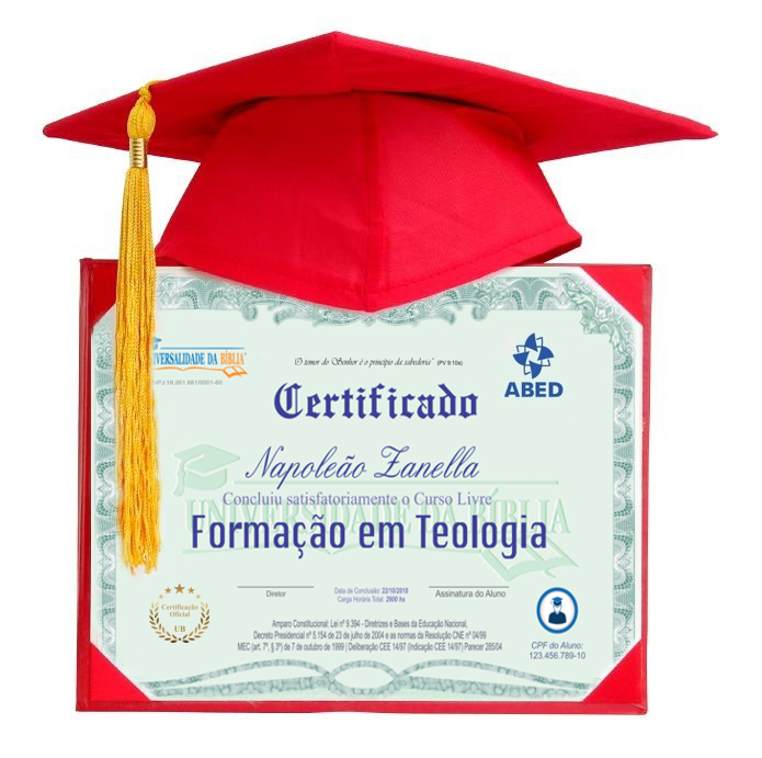 Certificado com capelo
