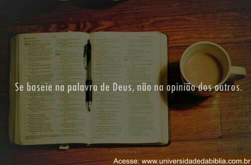 Sua opinião…