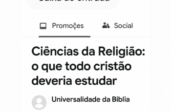 Ciências da Religião: o que todo cristão deveria estudar.