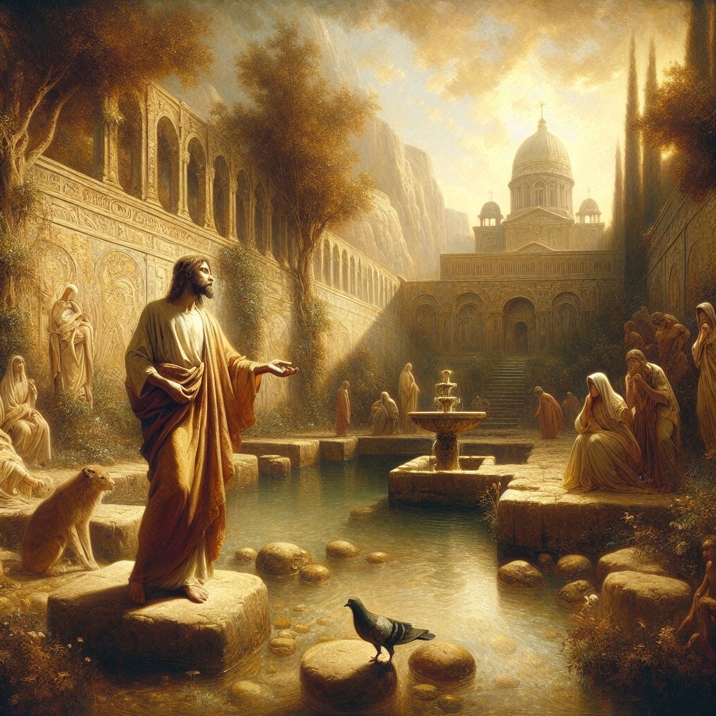 Onde Jesus Está no Jardim do Éden?