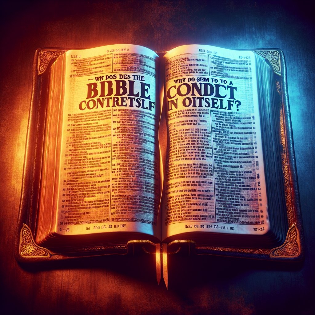 Por que a Bíblia parece contradizer em alguns textos?