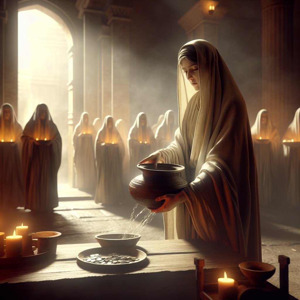 Viúva do Templo – A Oferta que Impressionou Jesus.