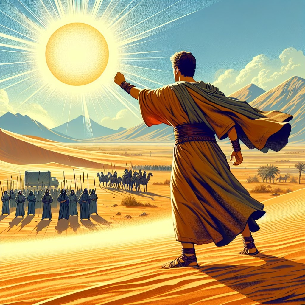 Por que o sol parou no tempo de Josué?