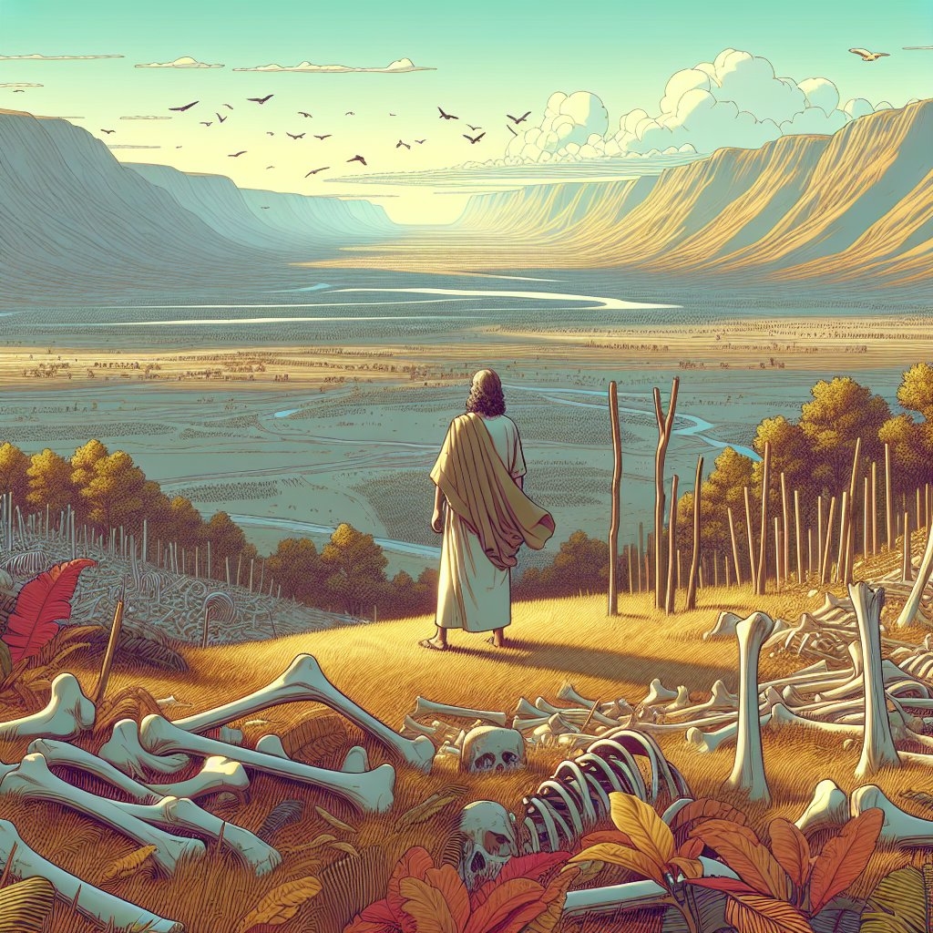 O vale de ossos secos em Ezequiel
